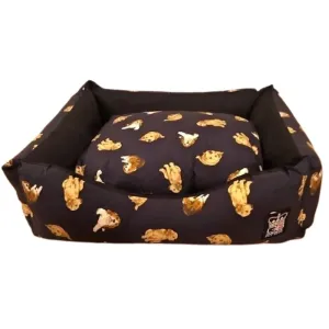 Handmade Quirky Print Nature Dogs Settee Dog Bed