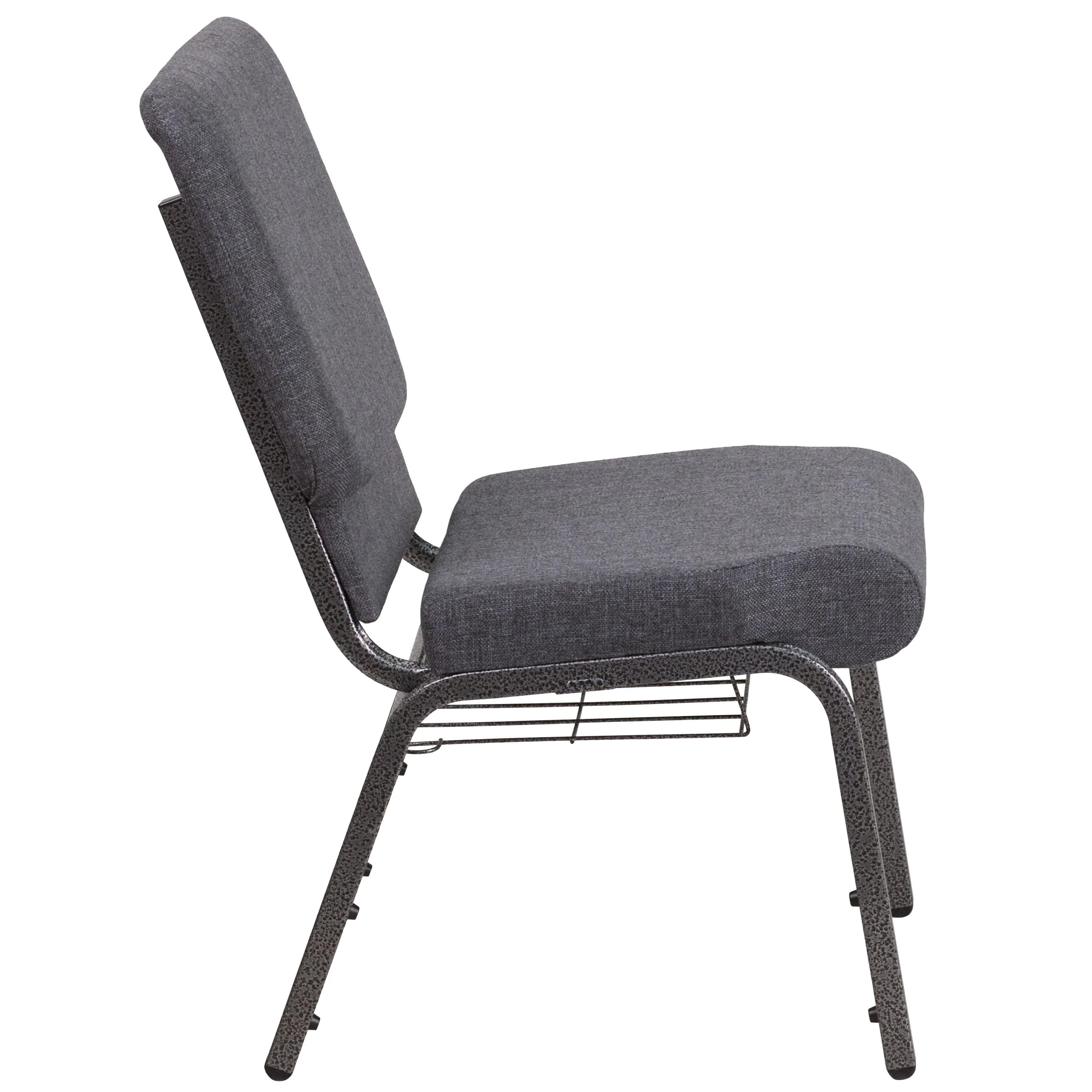 HERCULES Series 18.5''W Church Chair with Book Rack