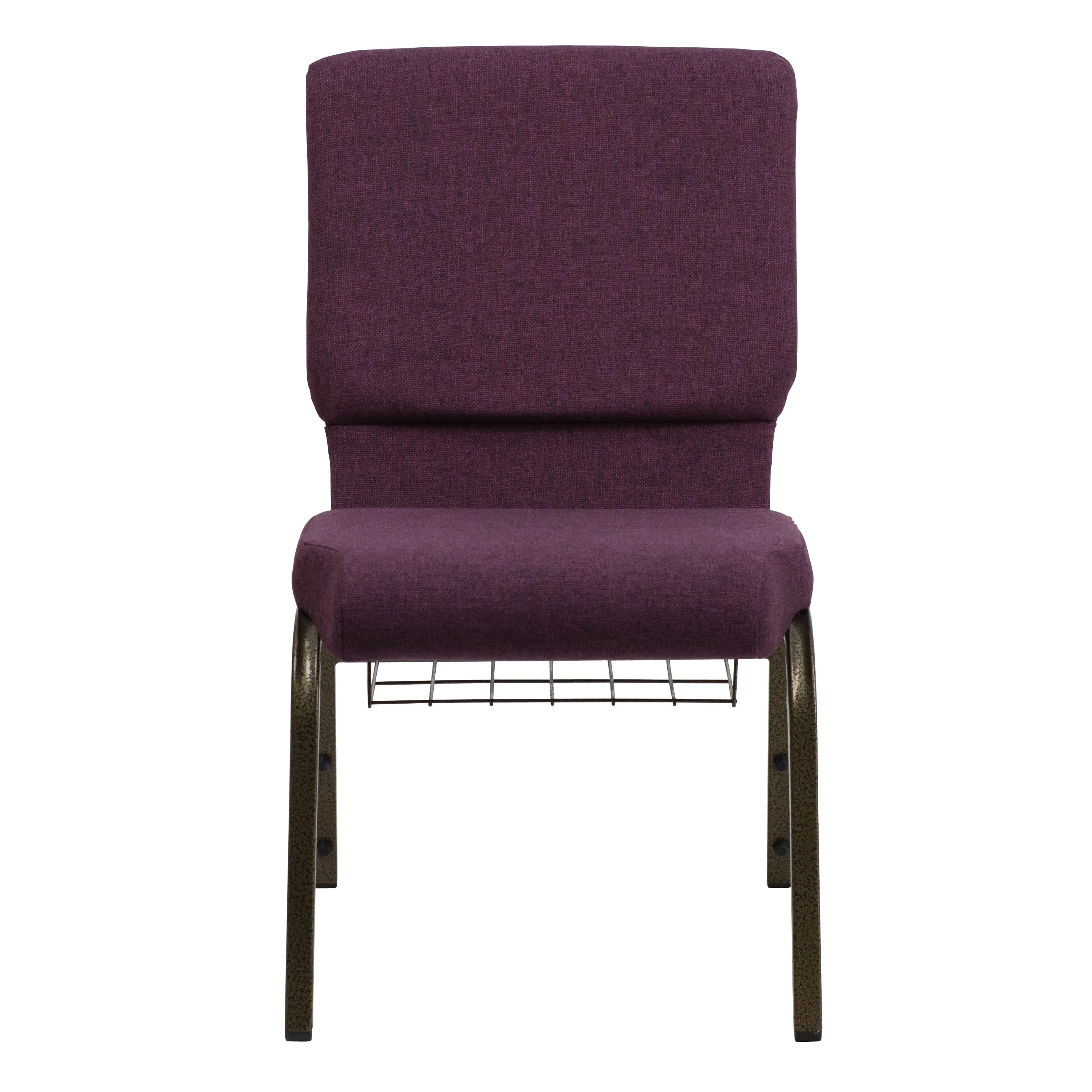 HERCULES Series 18.5''W Church Chair with Book Rack