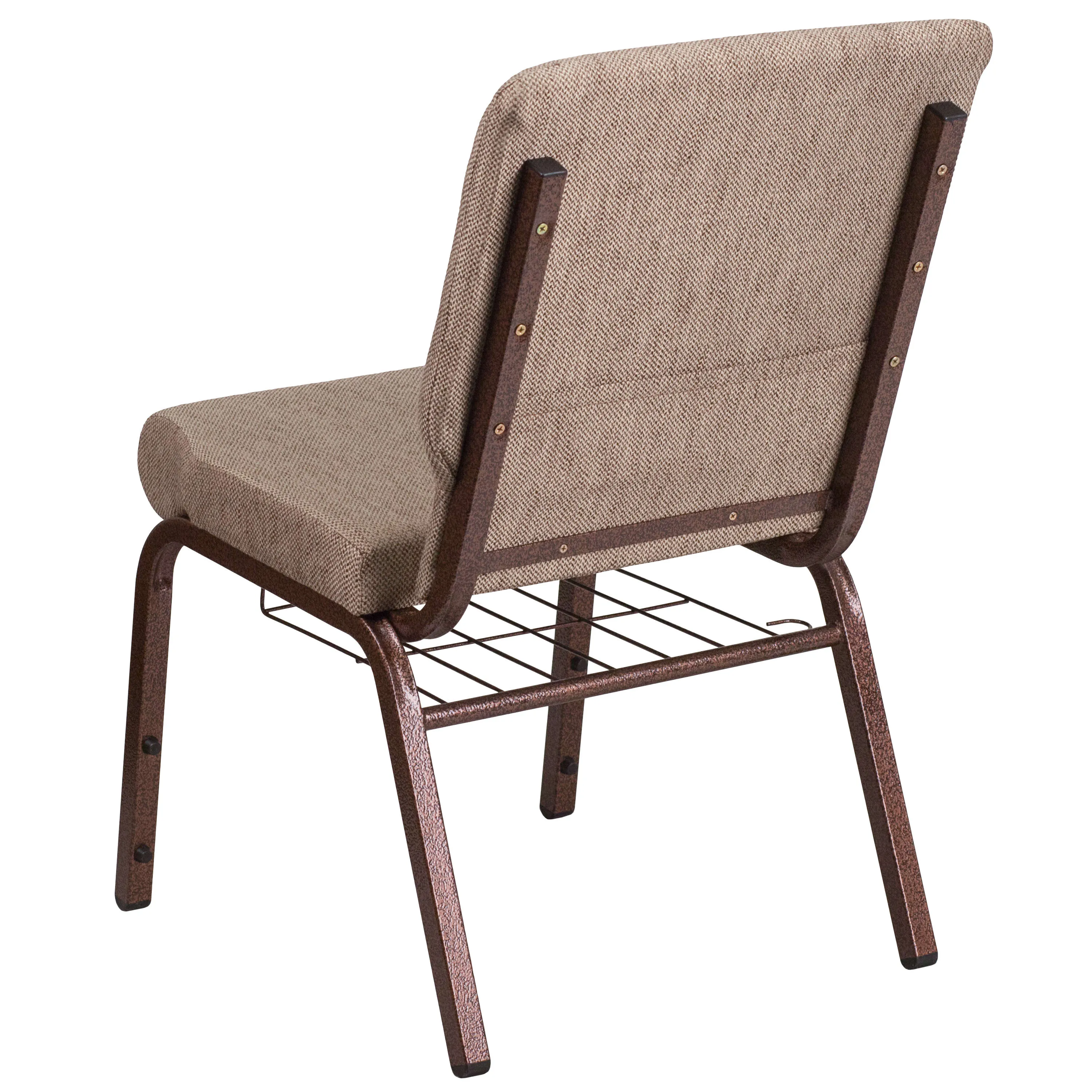 HERCULES Series 18.5''W Church Chair with Book Rack