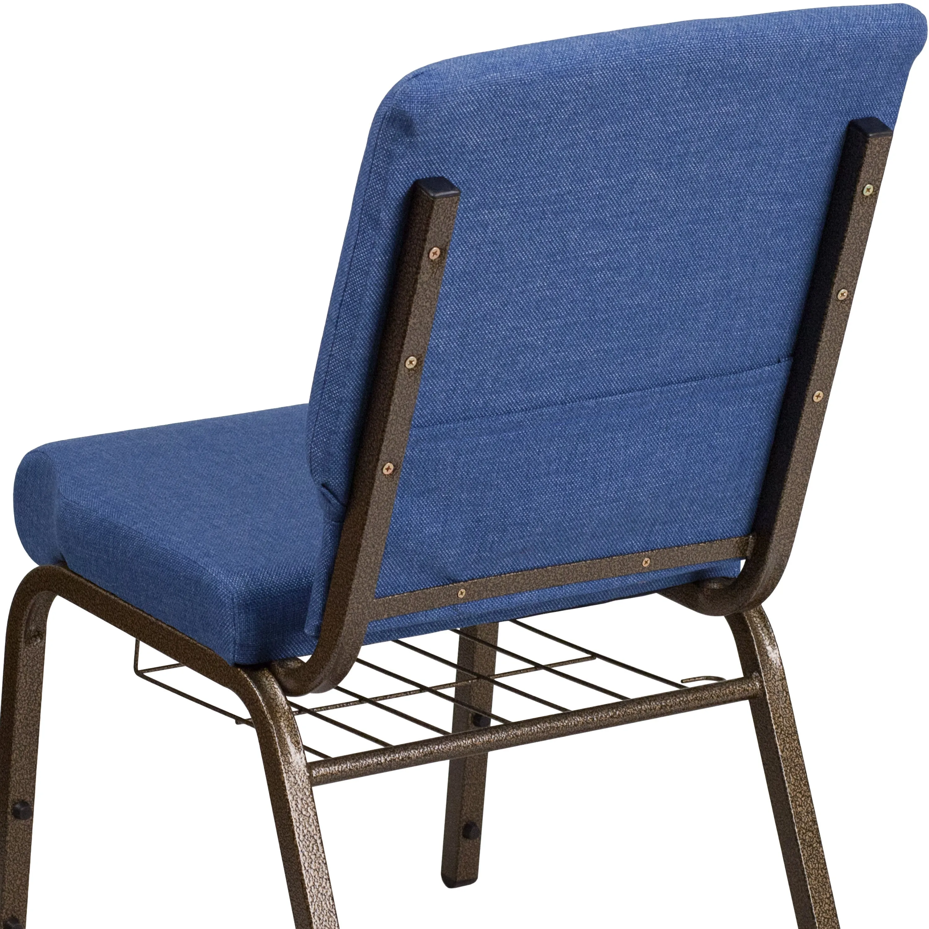 HERCULES Series 18.5''W Church Chair with Book Rack