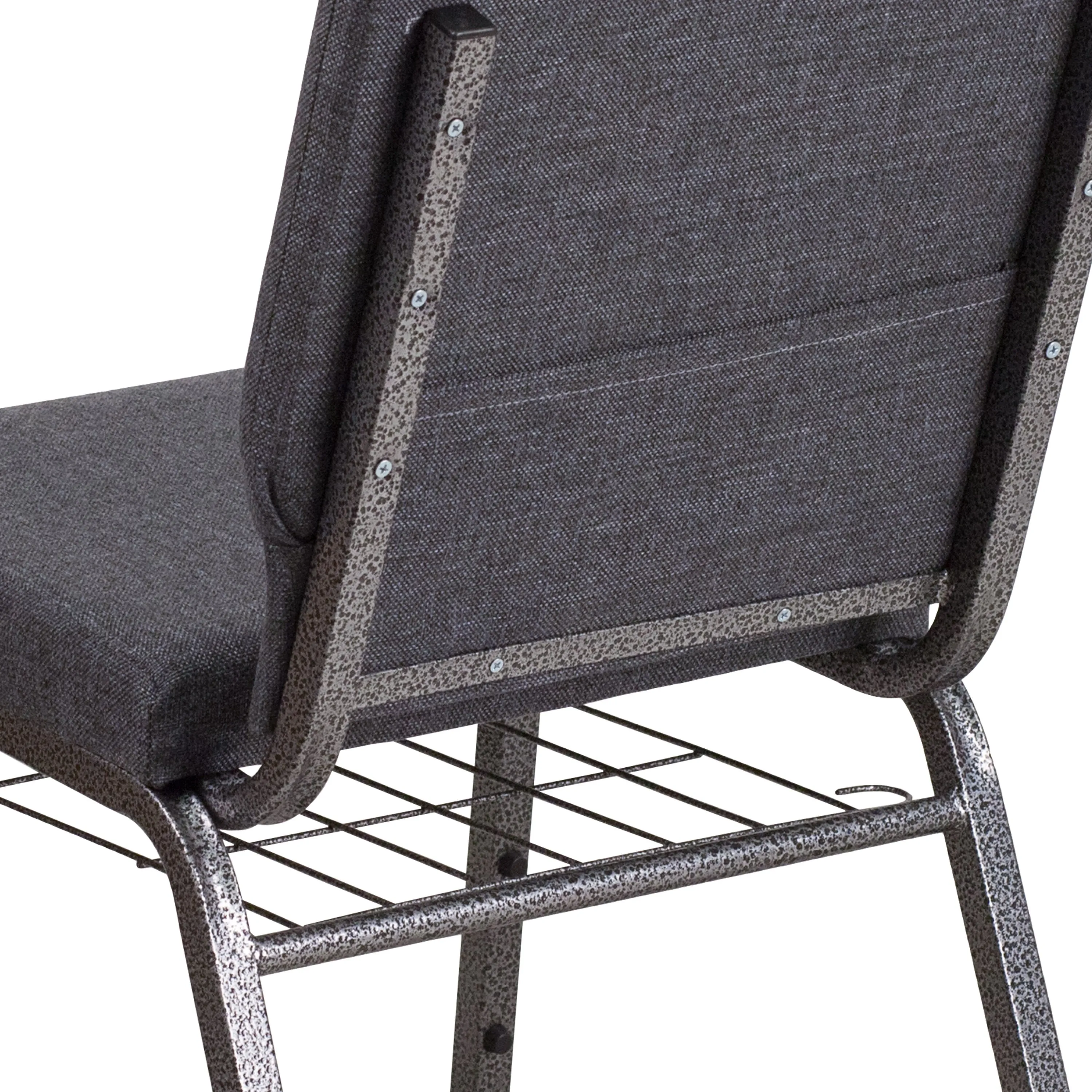 HERCULES Series 18.5''W Church Chair with Book Rack