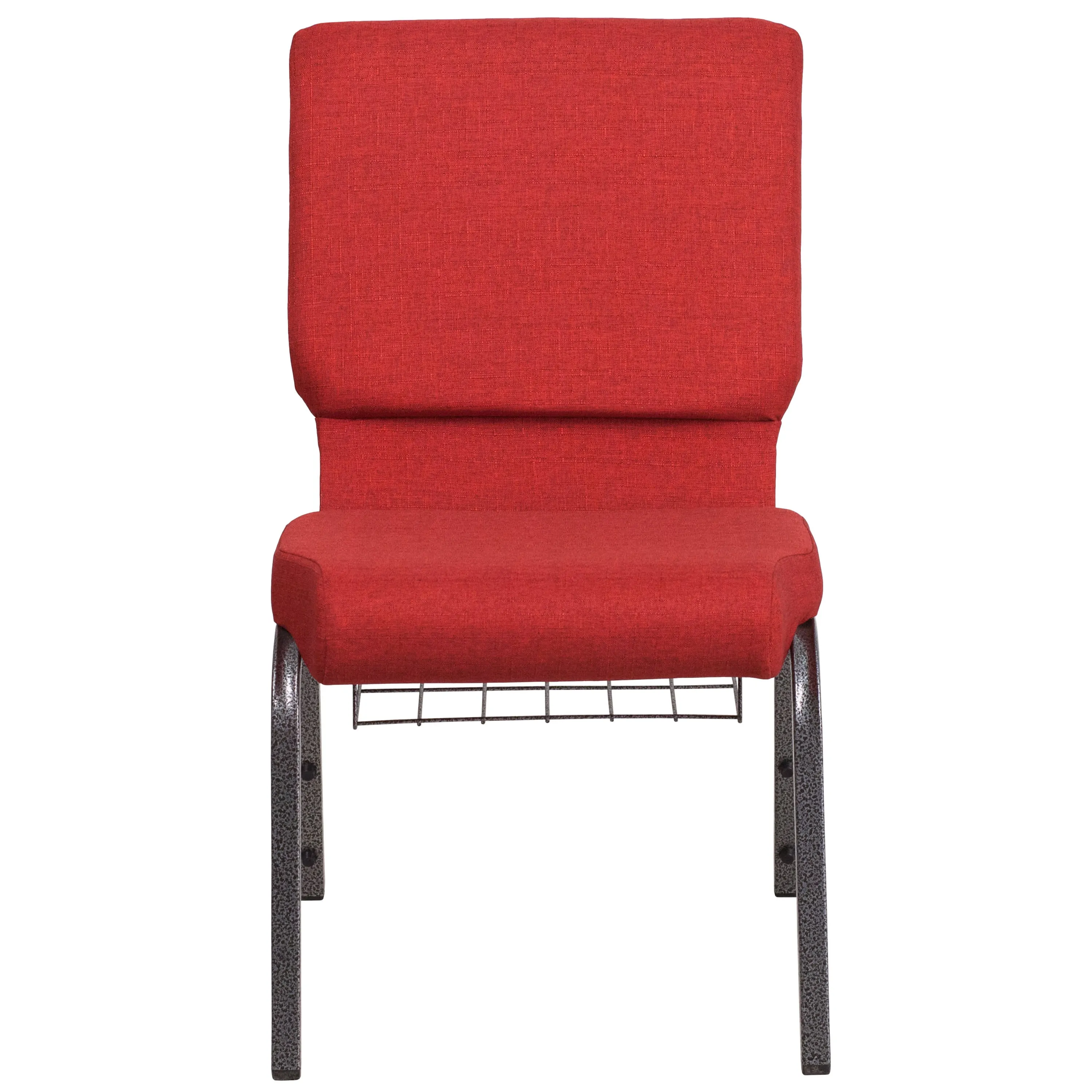 HERCULES Series 18.5''W Church Chair with Book Rack