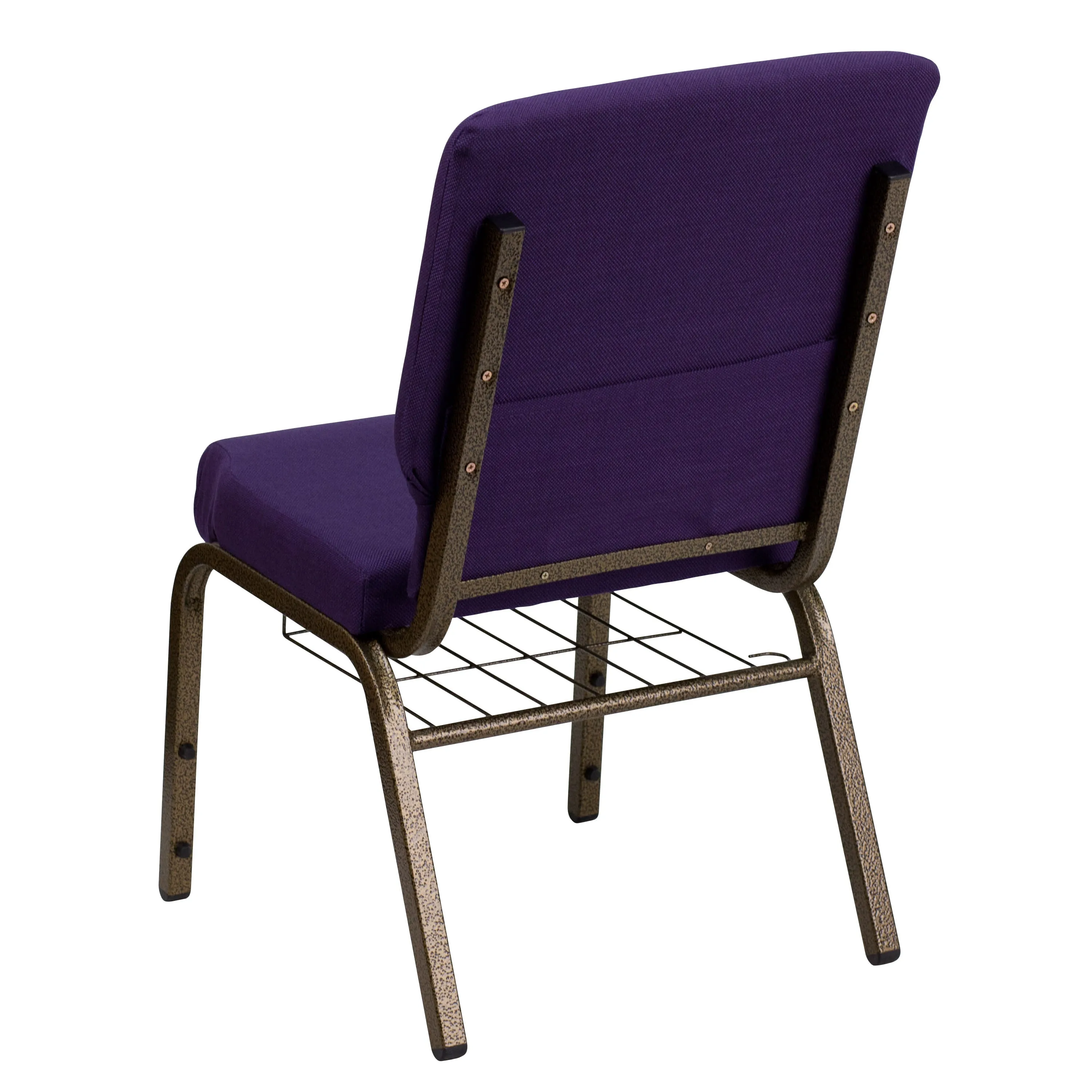 HERCULES Series 18.5''W Church Chair with Book Rack