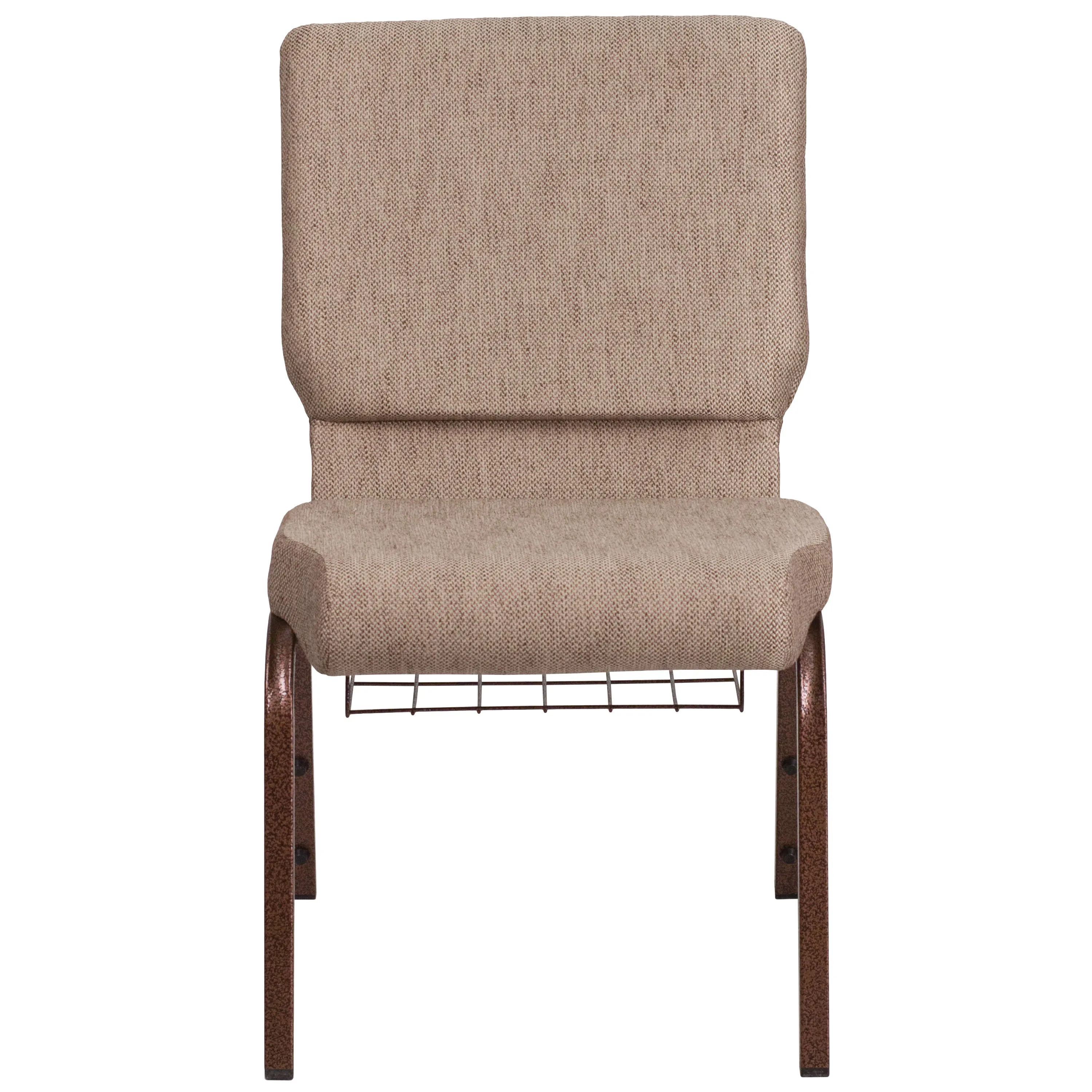 HERCULES Series 18.5''W Church Chair with Book Rack