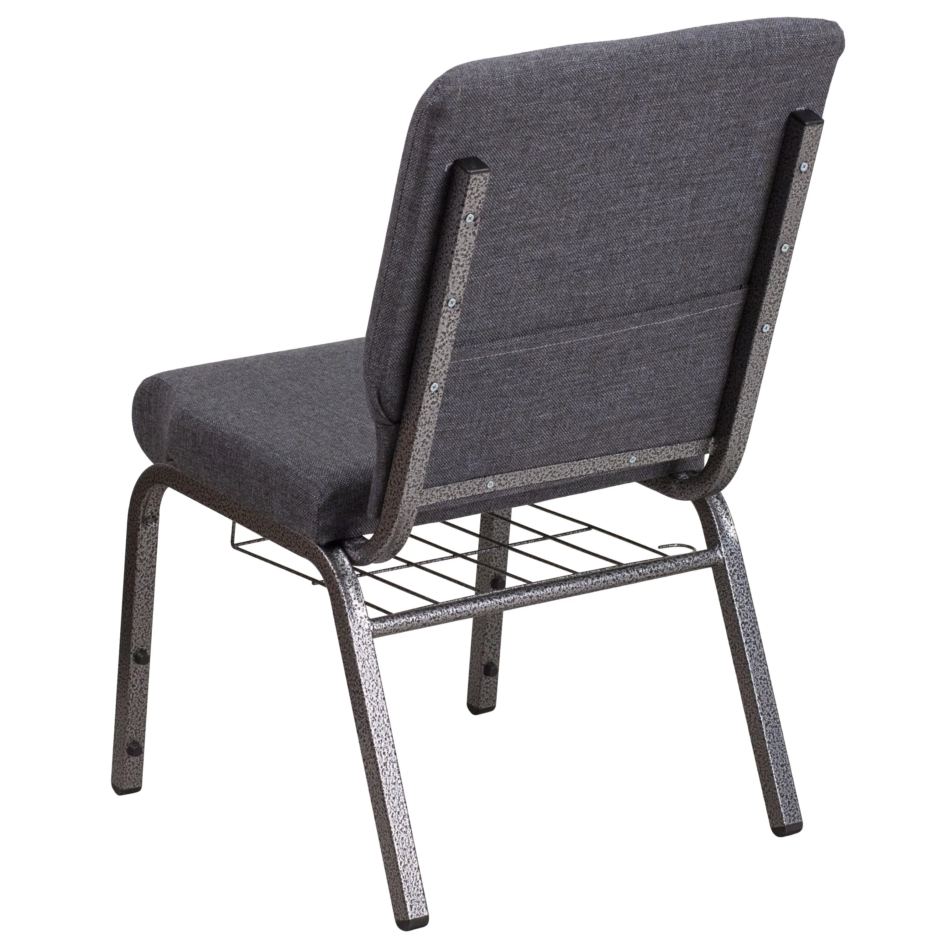 HERCULES Series 18.5''W Church Chair with Book Rack