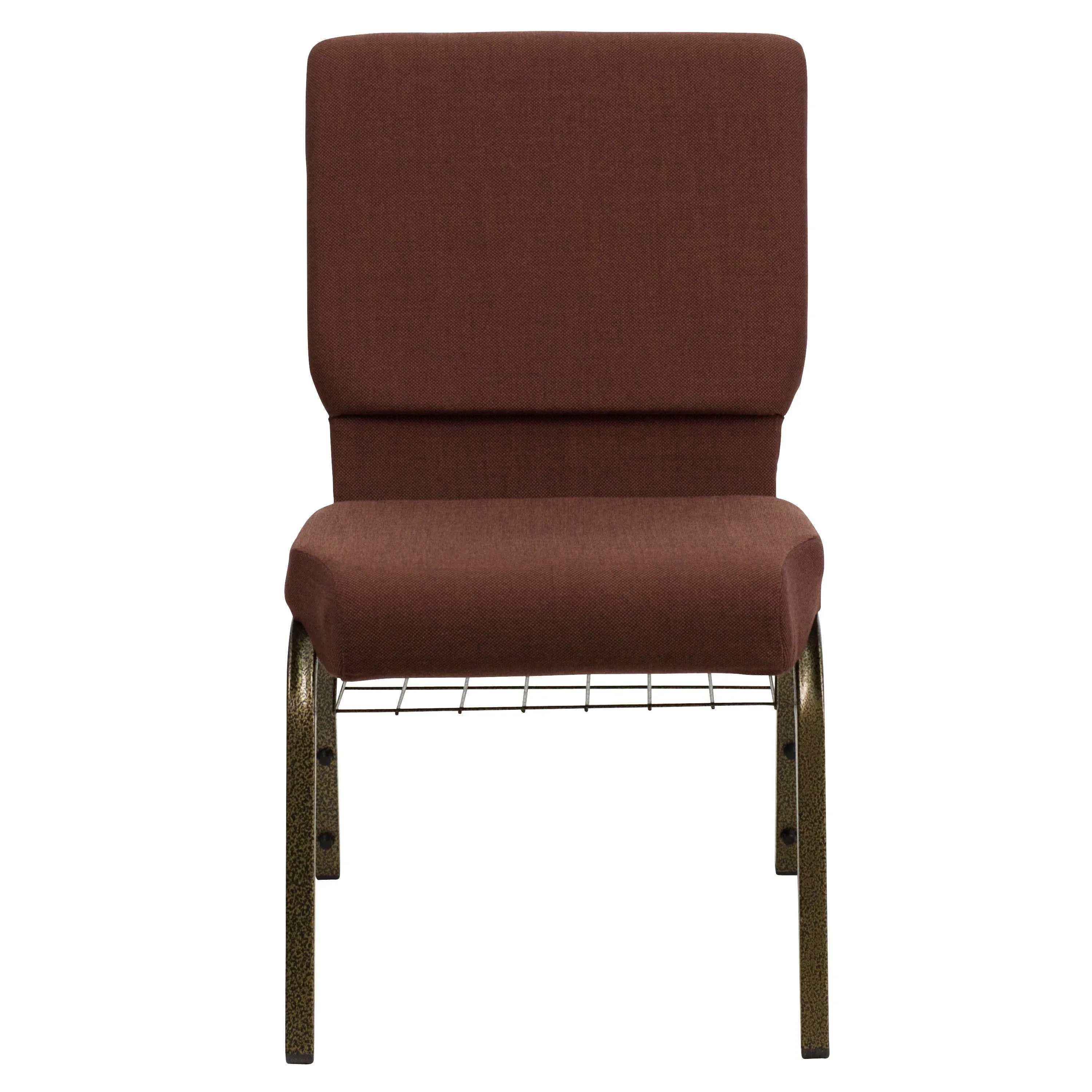 HERCULES Series 18.5''W Church Chair with Book Rack