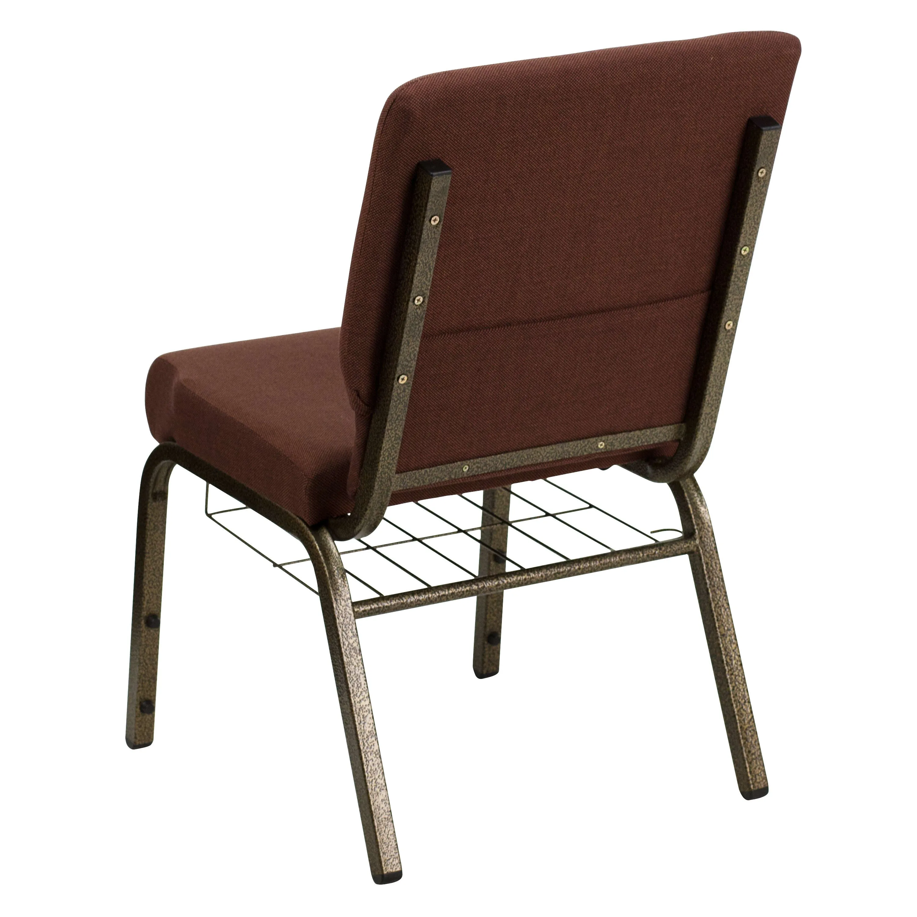 HERCULES Series 18.5''W Church Chair with Book Rack