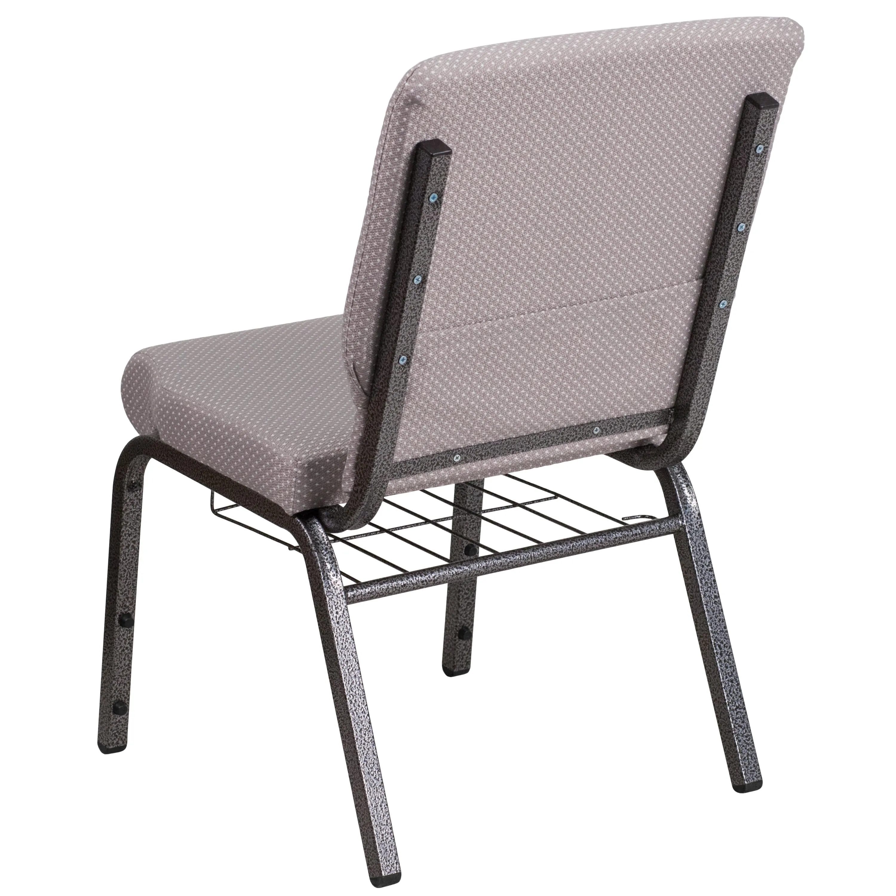 HERCULES Series 18.5''W Church Chair with Book Rack