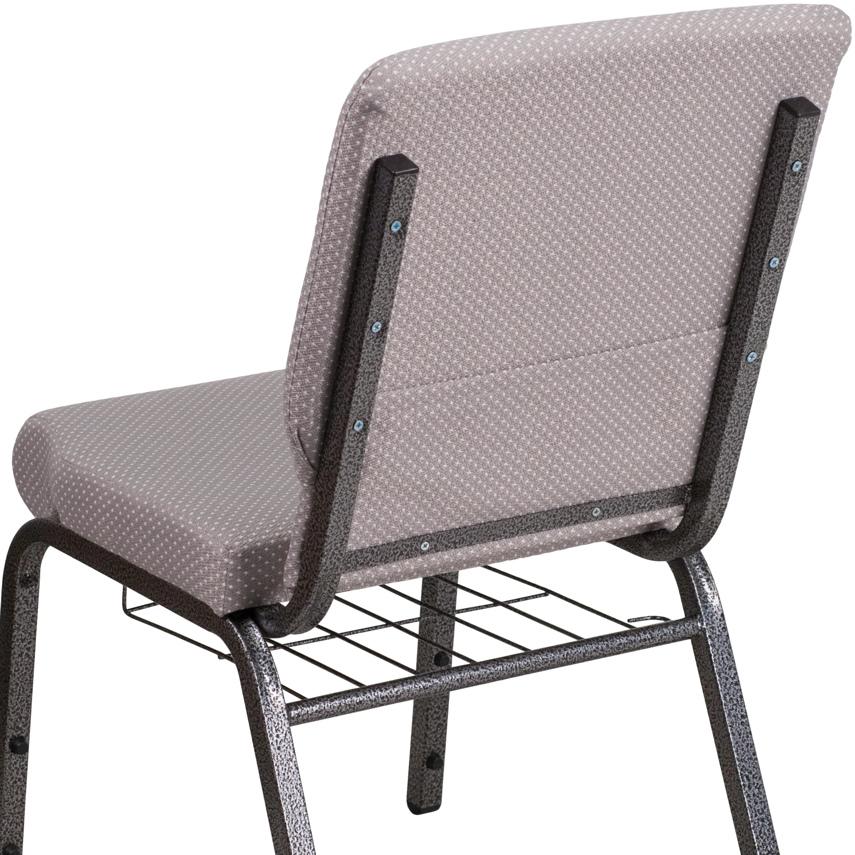 HERCULES Series 18.5''W Church Chair with Book Rack