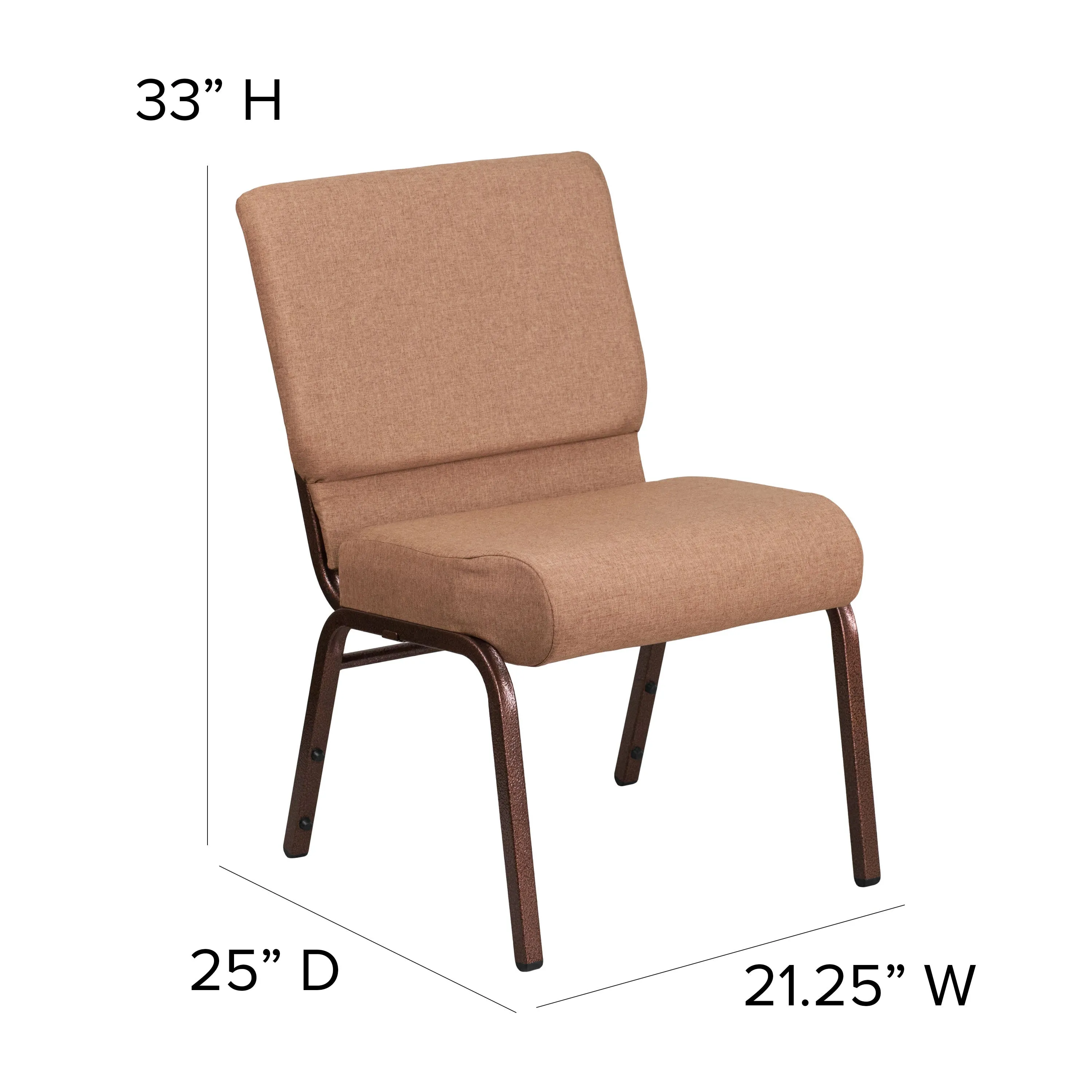 HERCULES Series 21''W Stacking Church Chair