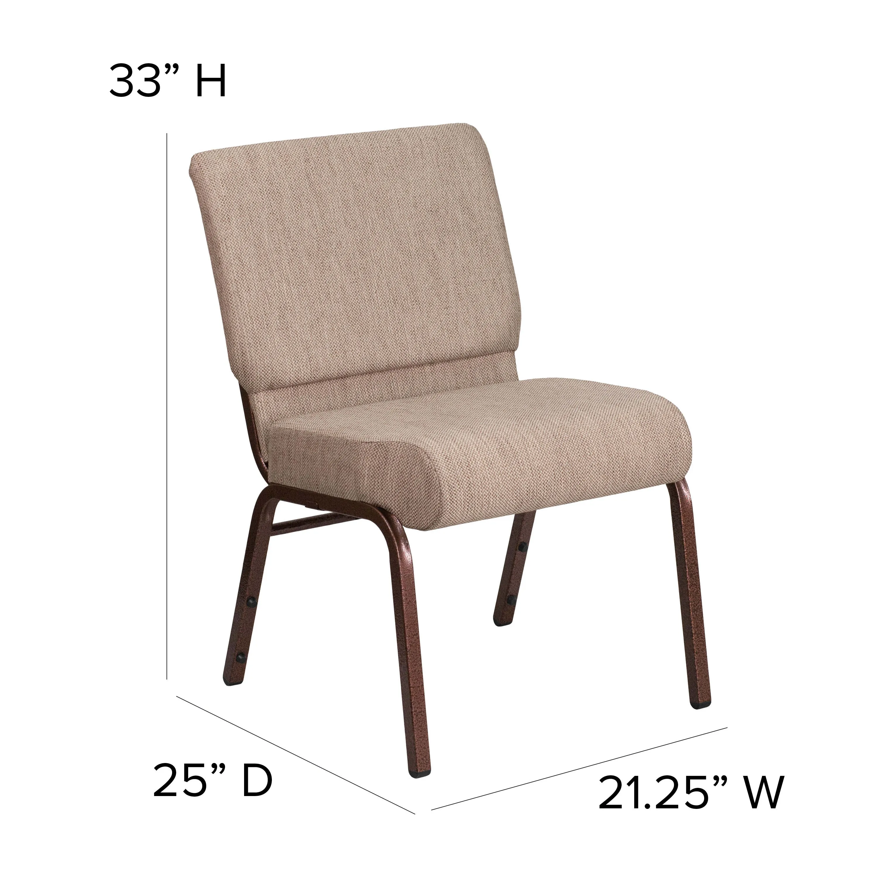 HERCULES Series 21''W Stacking Church Chair