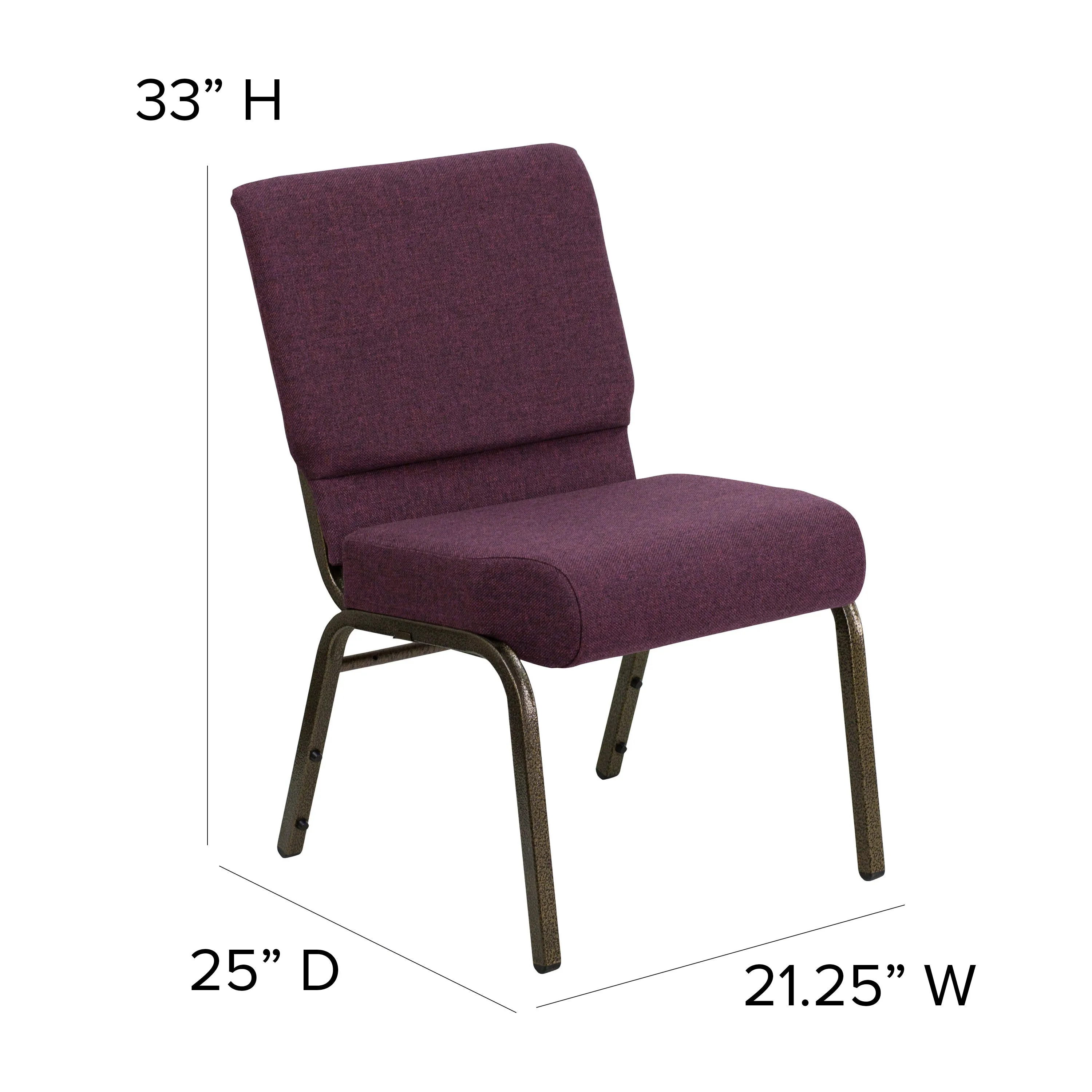 HERCULES Series 21''W Stacking Church Chair