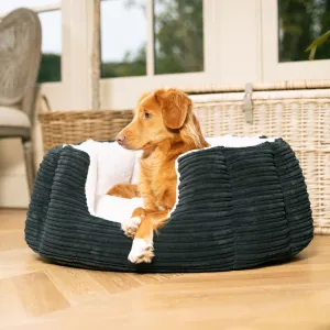 High Wall Bed in Essentials Navy Plush by Lords & Labradors