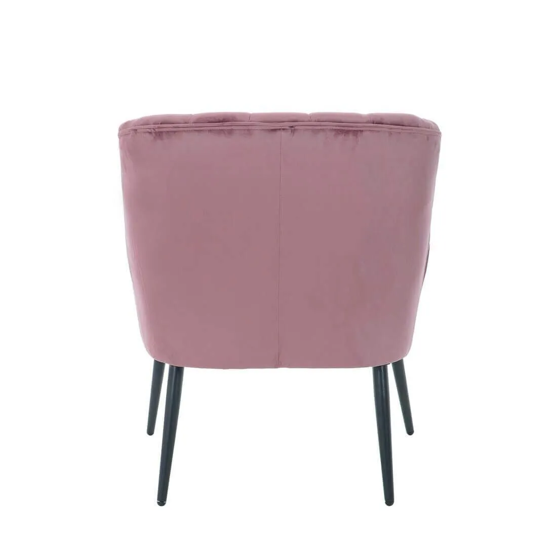 Hodge & Hodge Oyster Shape Armchair With Velvet Style Cover