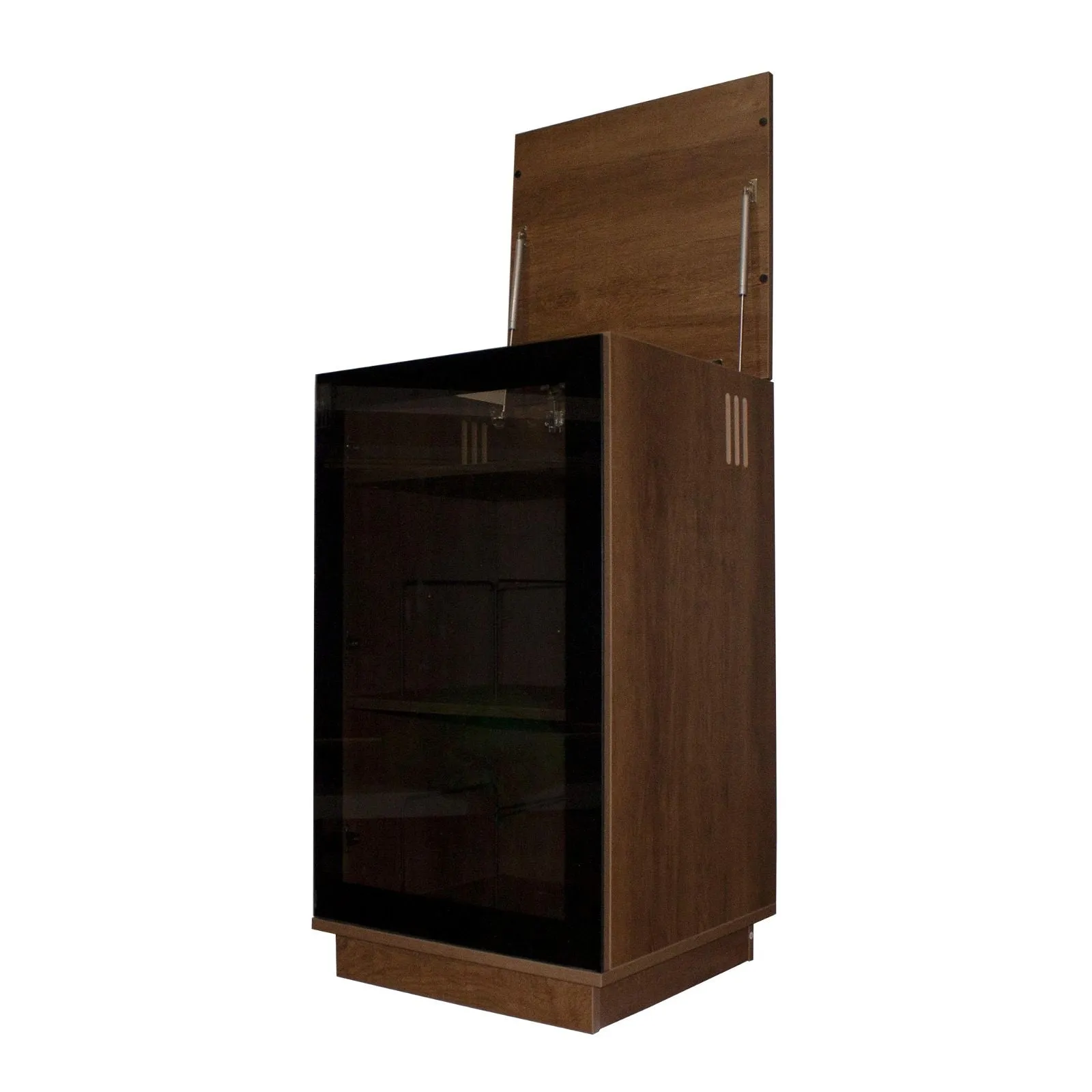 HOLLYWOOD HiFi Storage Cabinet for Turntable/Vinyls in Dark Oak by Tauris™