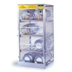 Justrite 49 1/2" X 60" X 32" 12 Cylinder Horizontal Storage Locker For Flammables