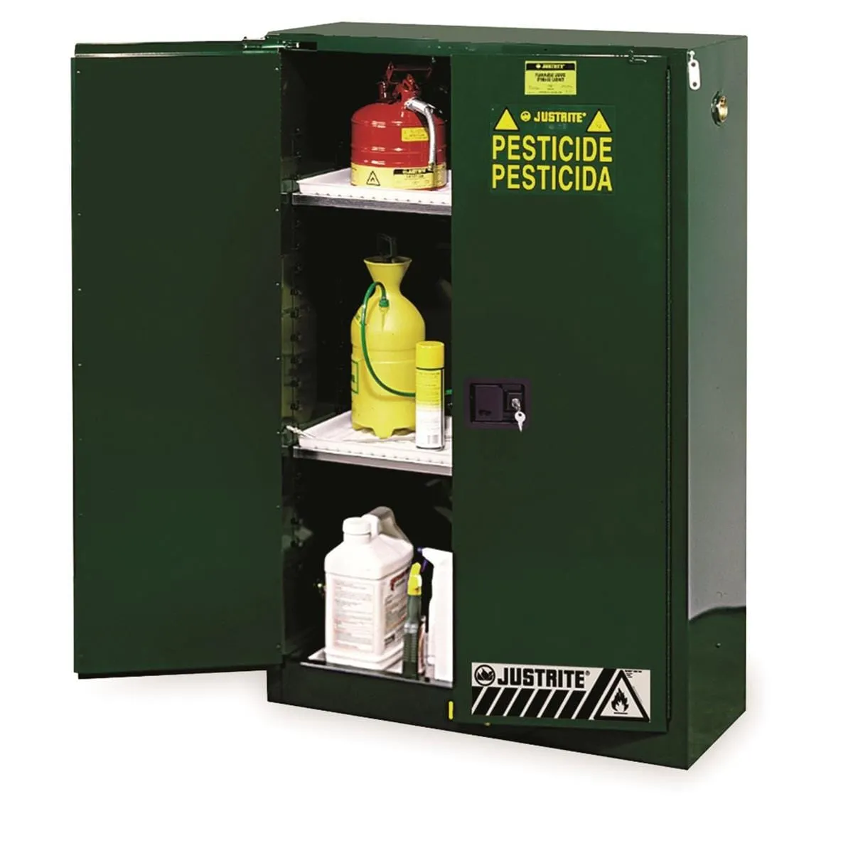 Justrite Pesticide Storage Cabinet