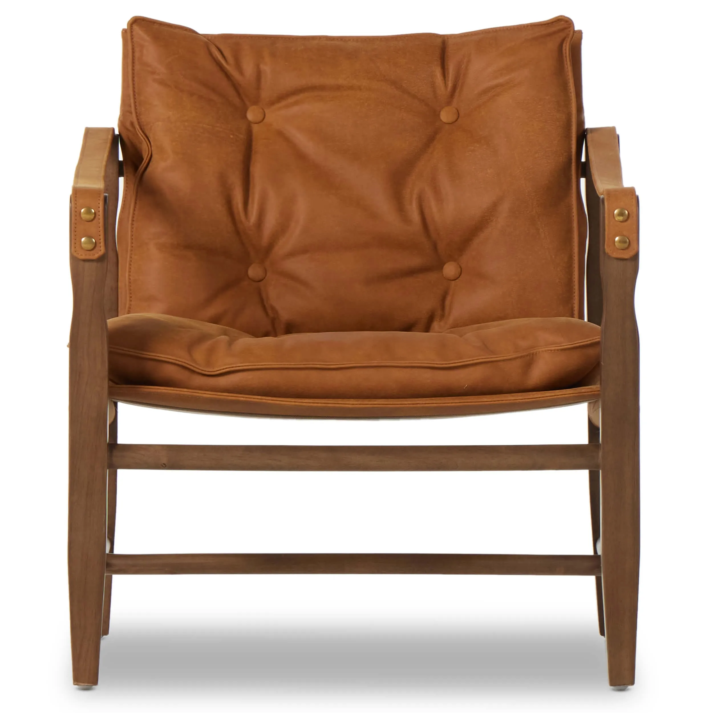 Lenz Leather Chair, Kennison Cognac