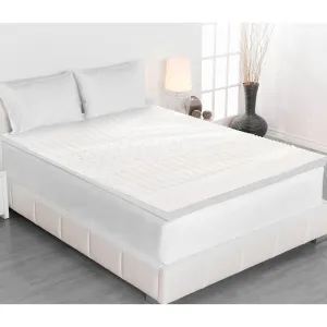 Maison Blanche | 5 Zone Memory Foam Mattress Topper