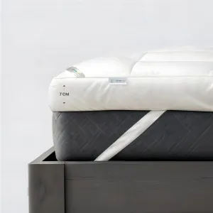 Mattress Topper 100x200 7cm White