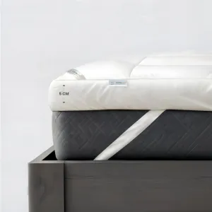 Mattress Topper 160x200 5cm - White