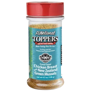 Northwest Naturals Freeze-Dried Chicken with Green Mussels Topper Dog and Cat Food 4.5 oz