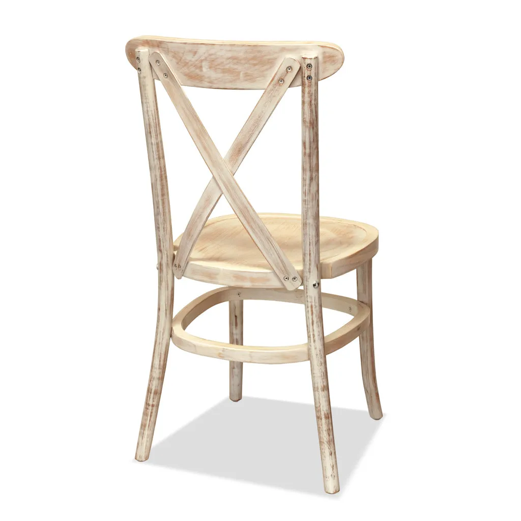 Nufurn Athena Three Cross Back Chair | In Stock