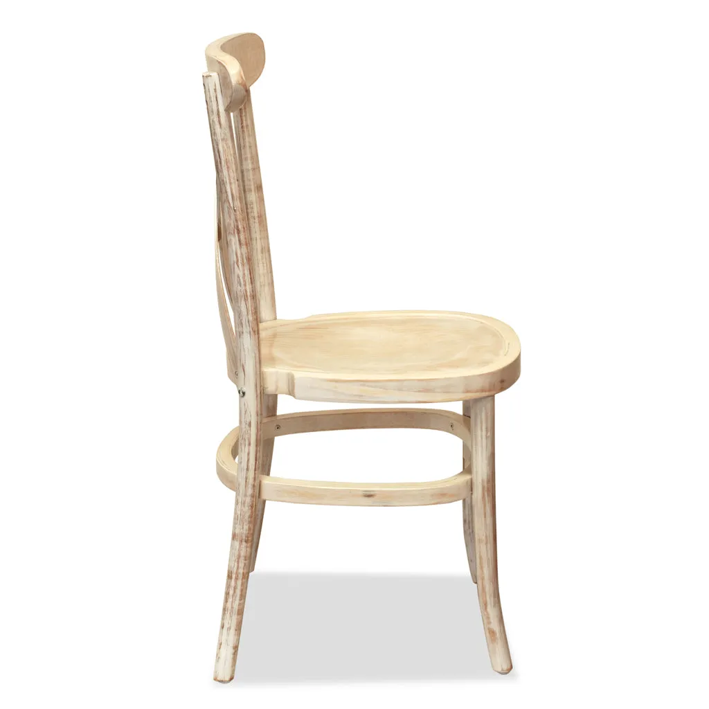 Nufurn Athena Three Cross Back Chair | In Stock