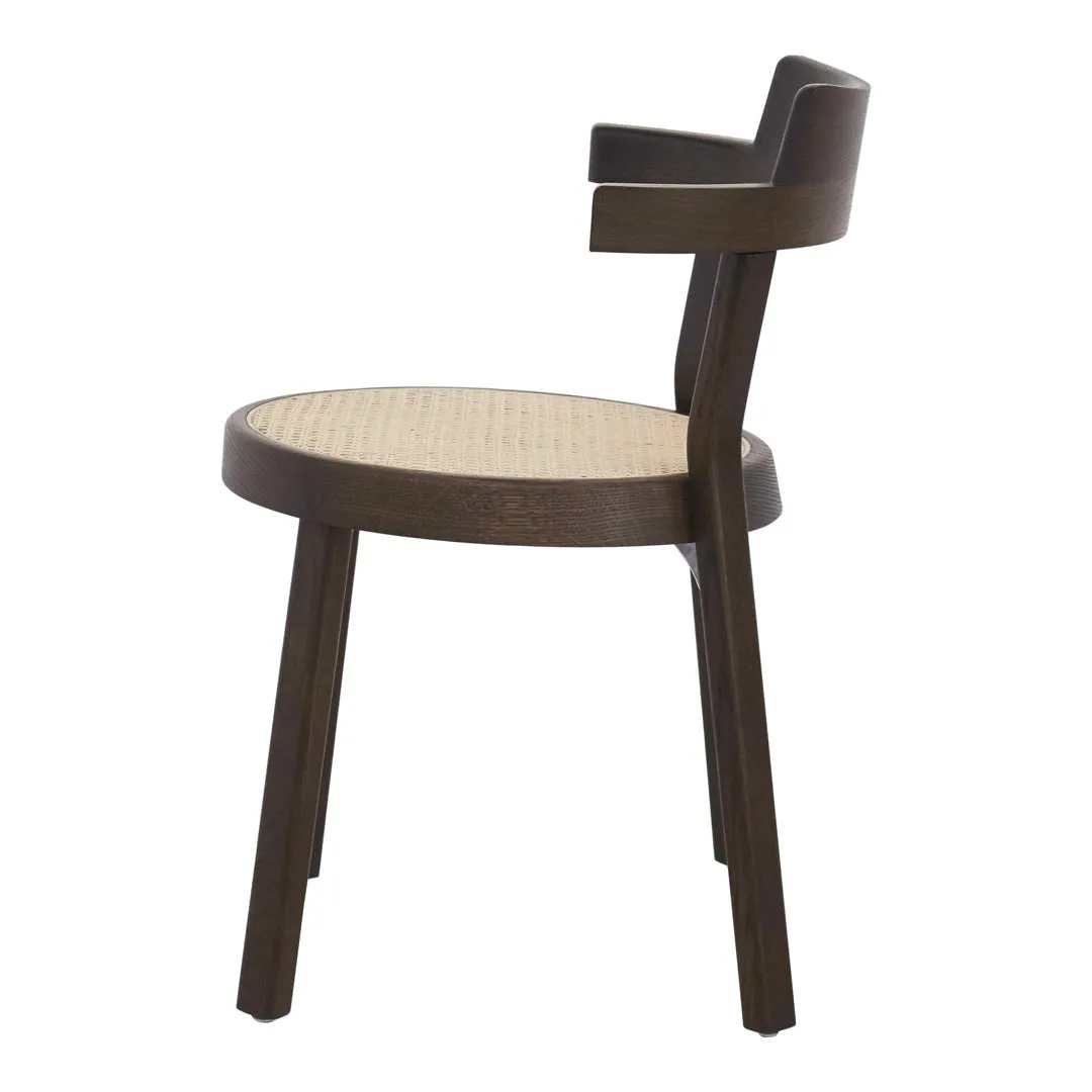 Pagoda Side Chair - Cane - Wood Leg