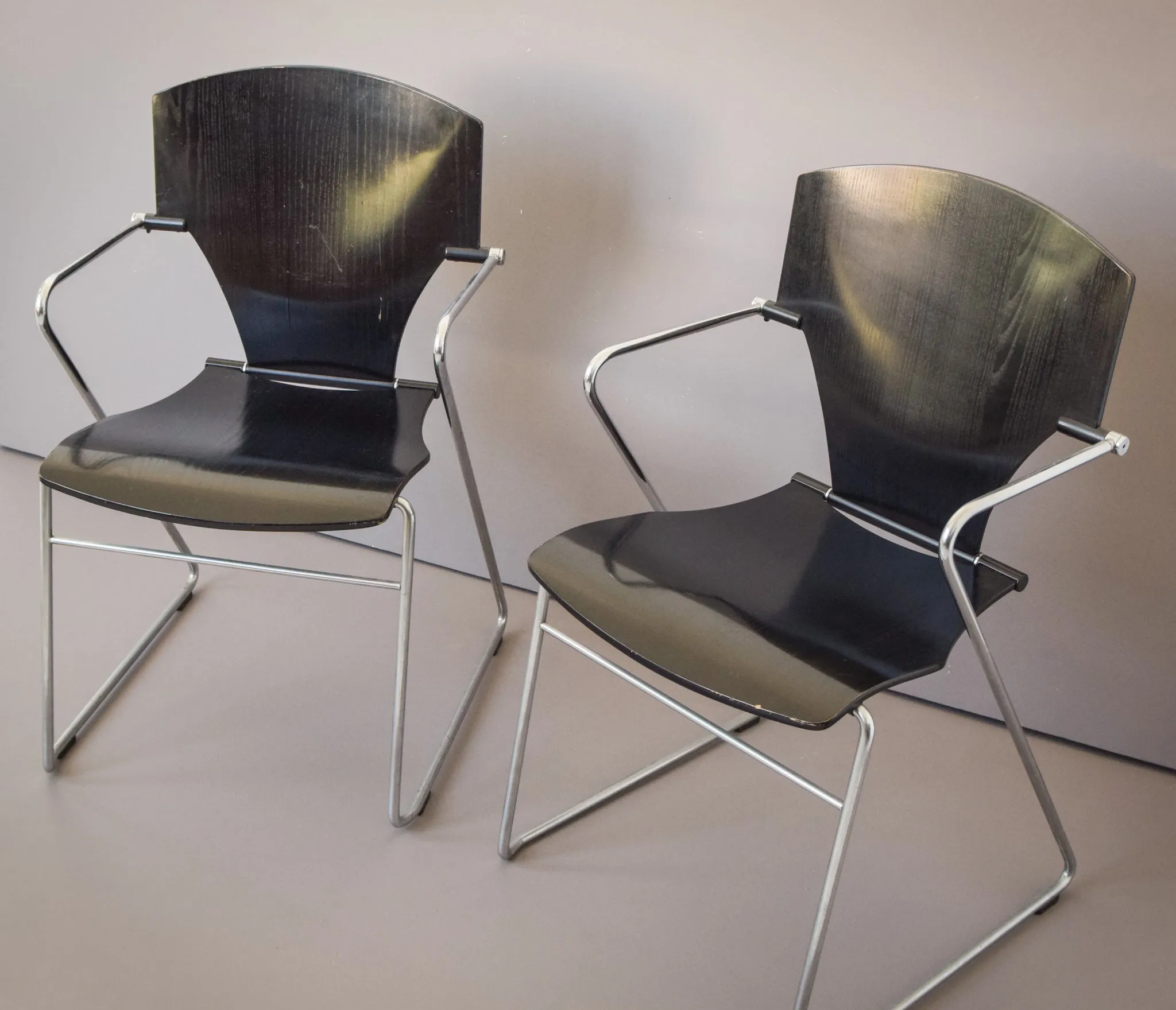 Pair - Modernist Reclining Chairs