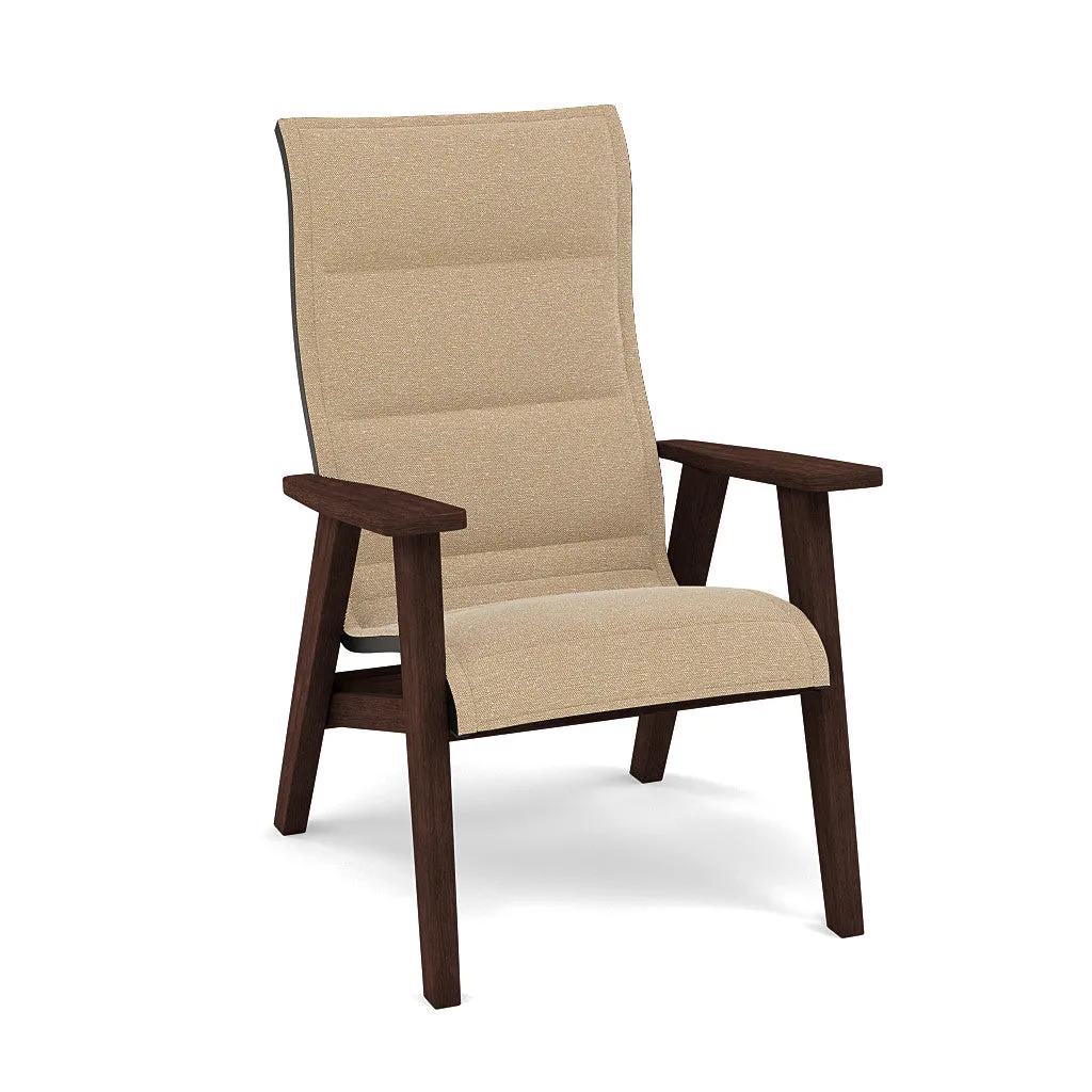 Patriot High Back Padded Sling Dining Chair