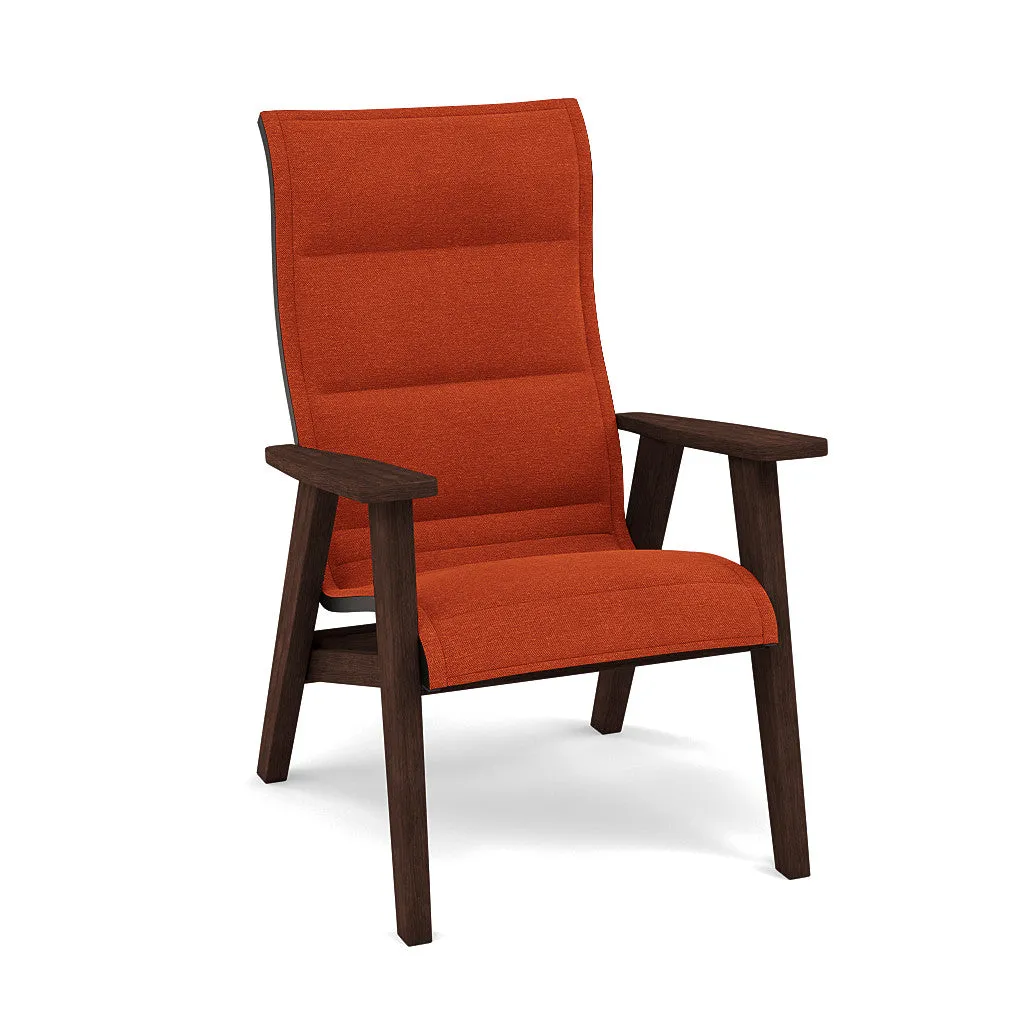 Patriot High Back Padded Sling Dining Chair