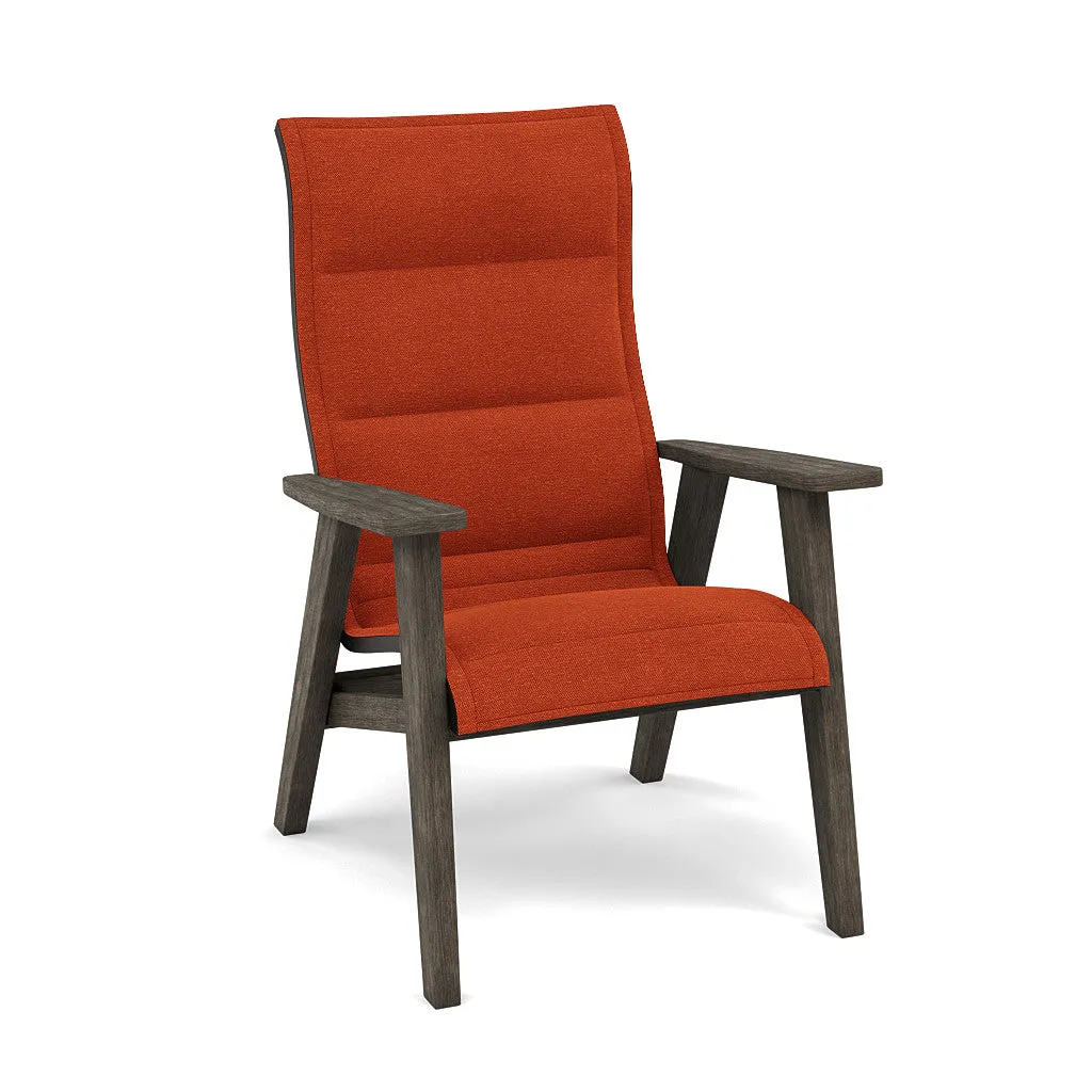 Patriot High Back Padded Sling Dining Chair