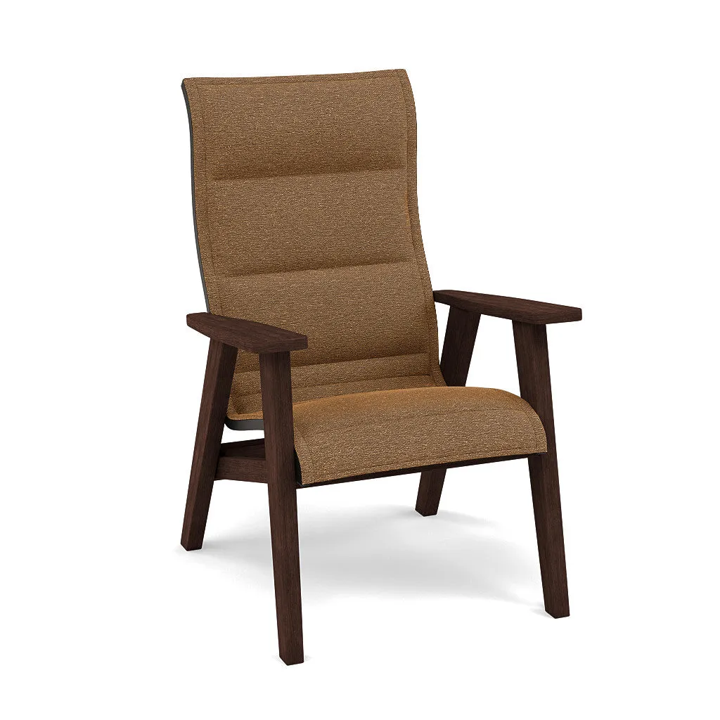 Patriot High Back Padded Sling Dining Chair