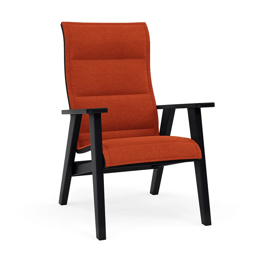 Patriot High Back Padded Sling Dining Chair