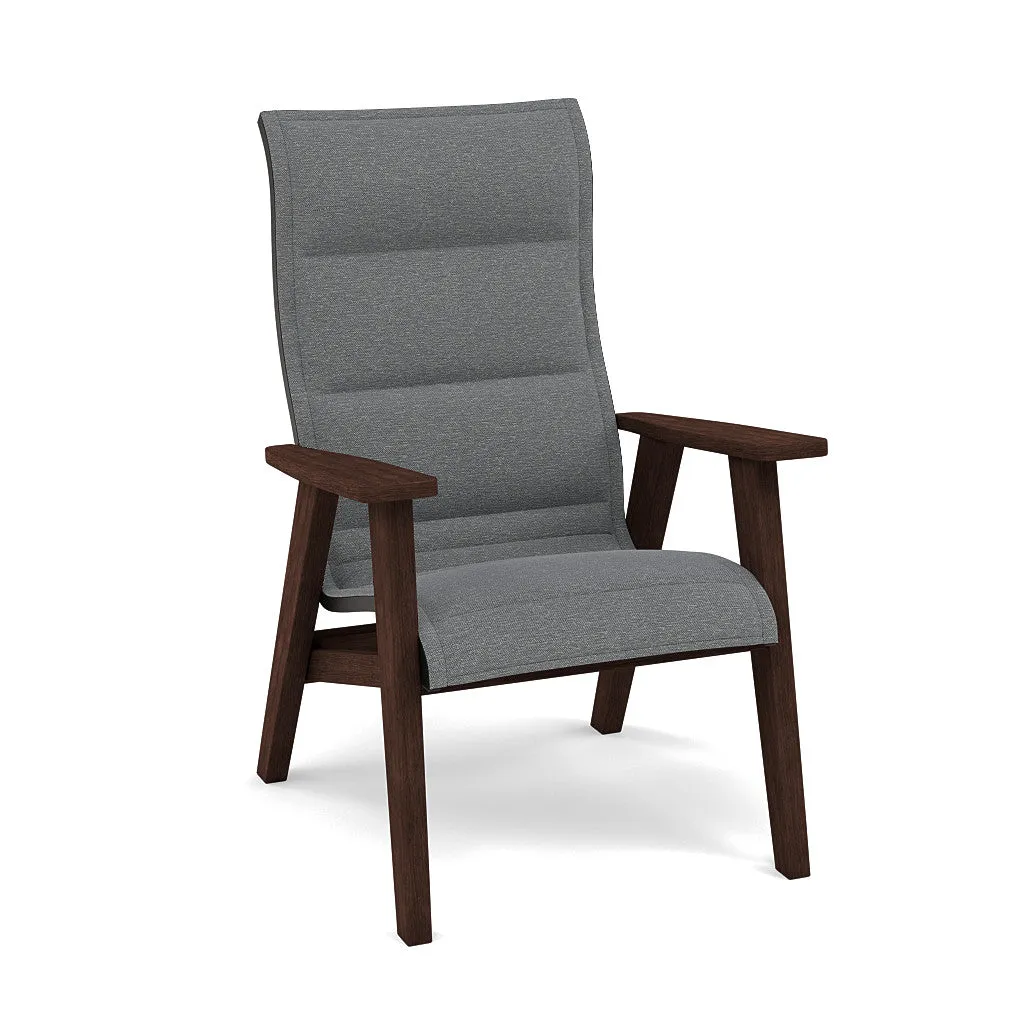 Patriot High Back Padded Sling Dining Chair