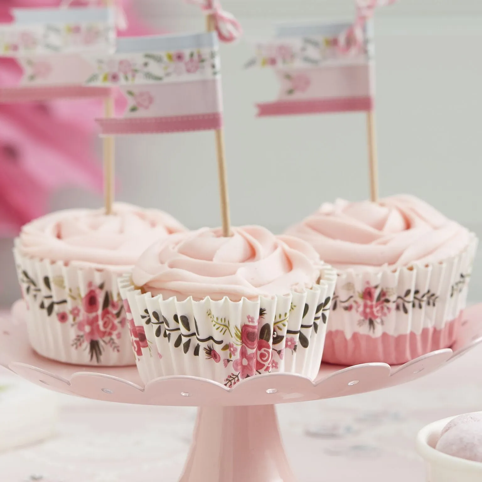 "Floral Fancy" Cupcake Picks