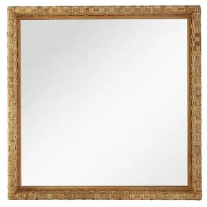 Raz Imports Natural Surroundings Rattan Frame Mirrored Wall Decor