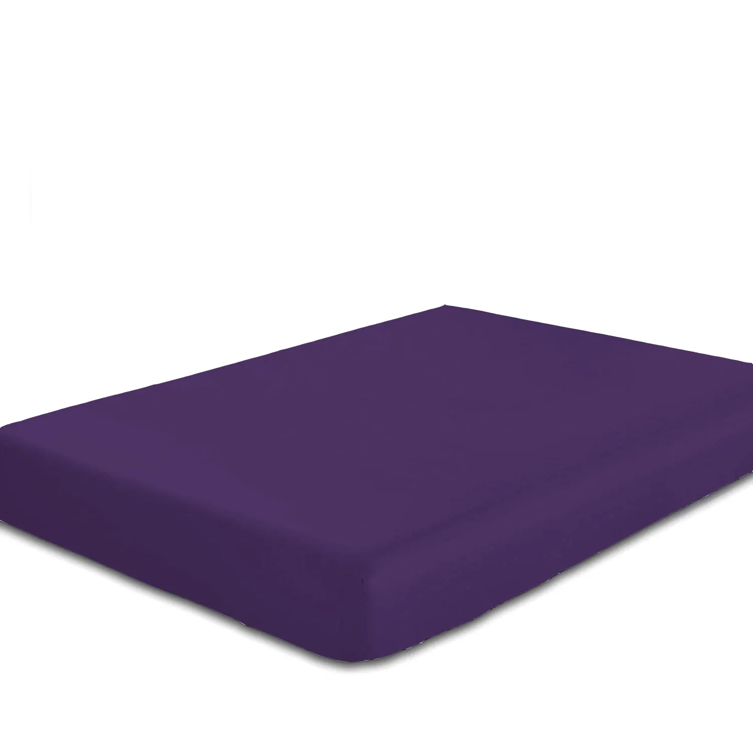 Rest Super Soft Super King Flat Sheet 240x260cm-Dk Purple