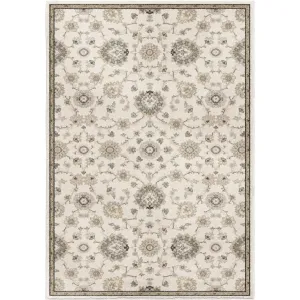 Riverstone 9013 Manor Sarouk Soft White Rug