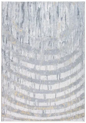 Roxy 2809 Grey/Gold Palette Rug