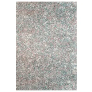 Soft Mottled Light Blue Shaggy Area Rug