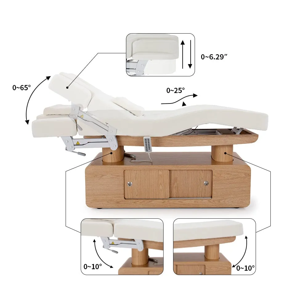 SPA beauty bed G051 white oak