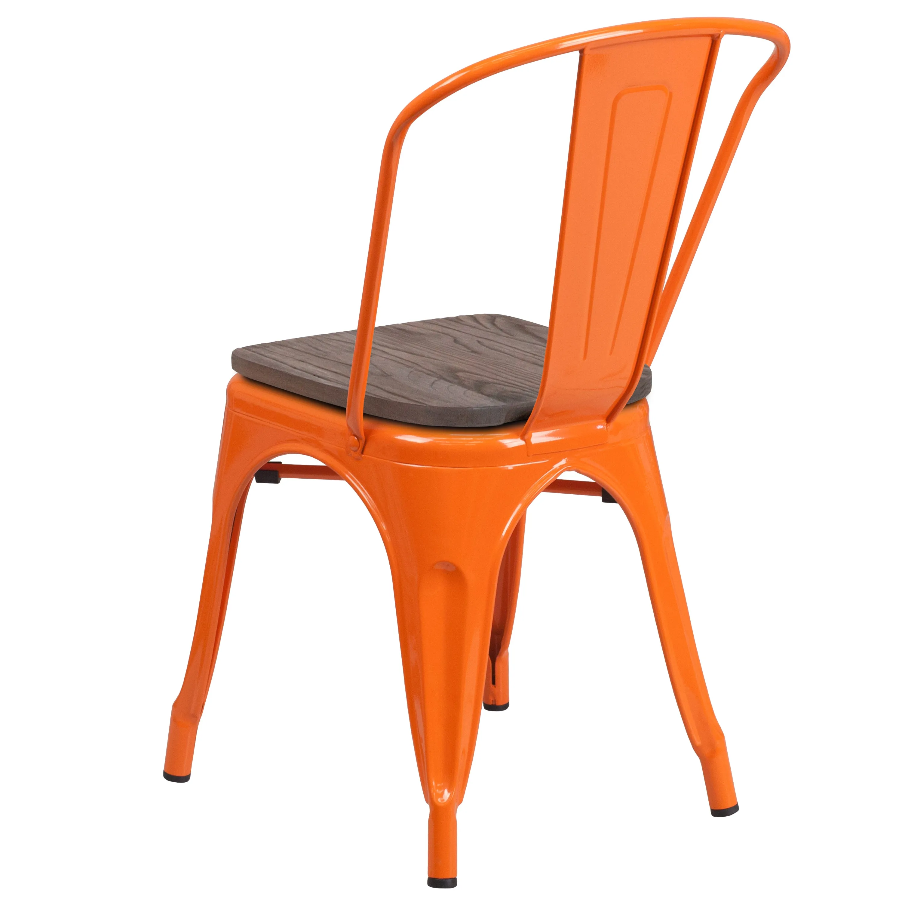 Stackable Metal Dining Chair for Indoor Spaces