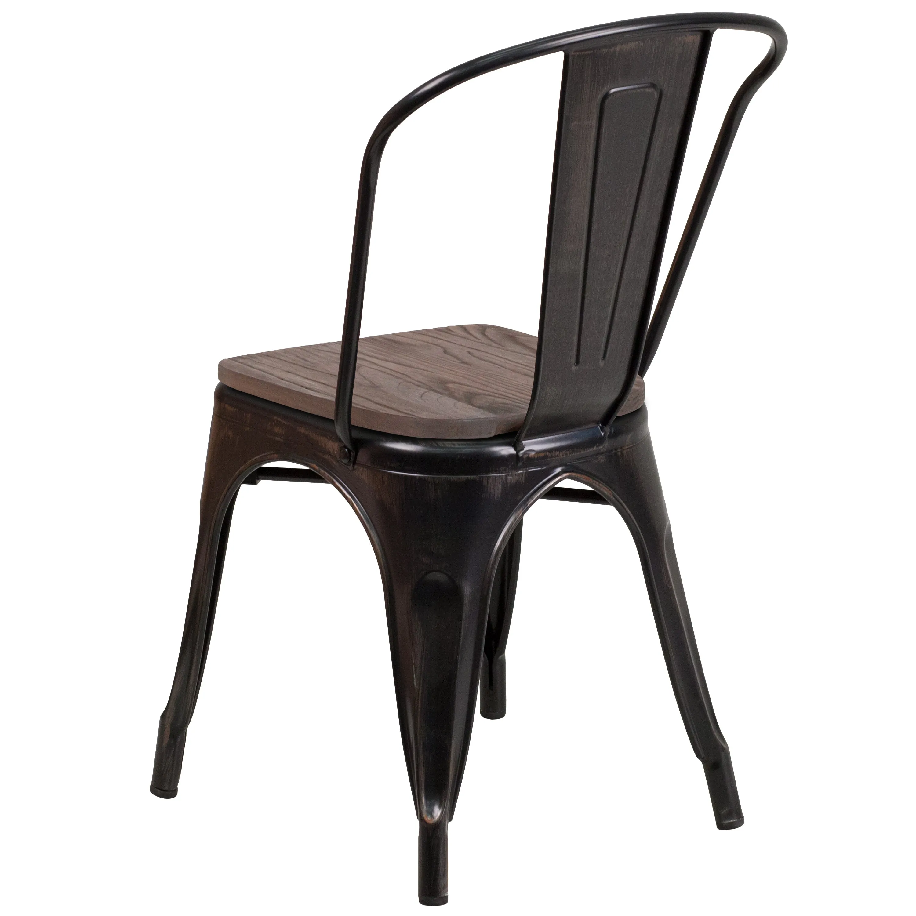 Stackable Metal Dining Chair for Indoor Spaces