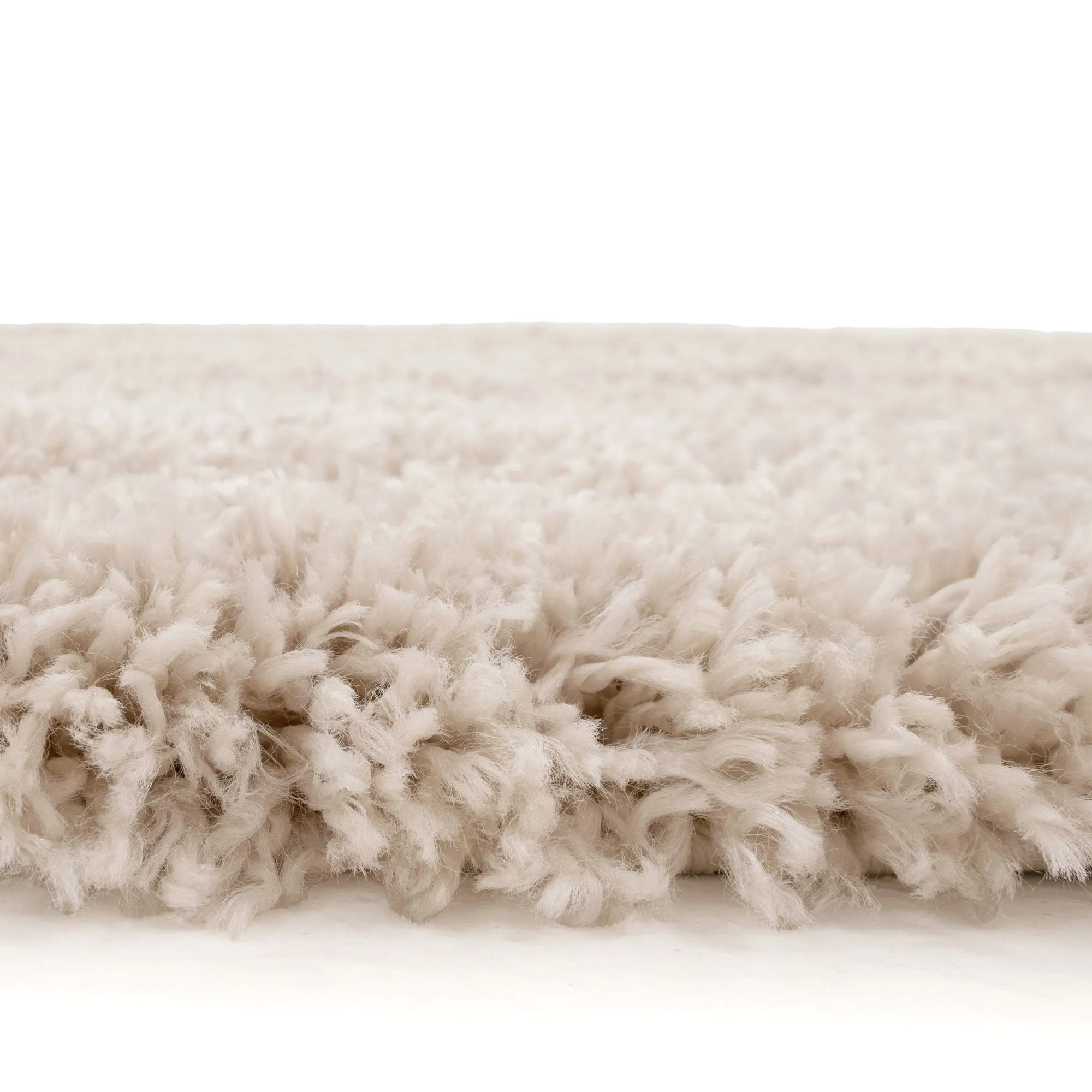 Super Soft Luxury Light Beige Shaggy Rug