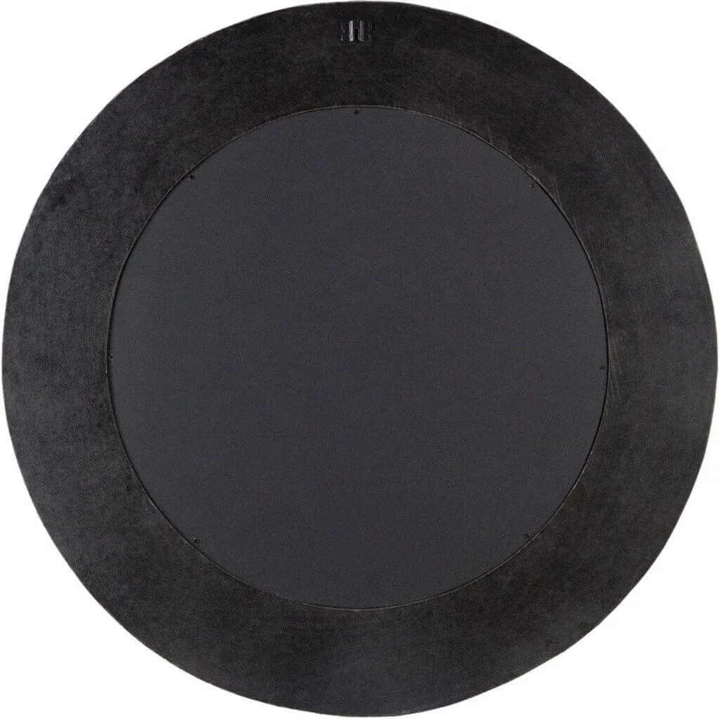 Surya Aishwarya 28" Round Resin Wall Mirror