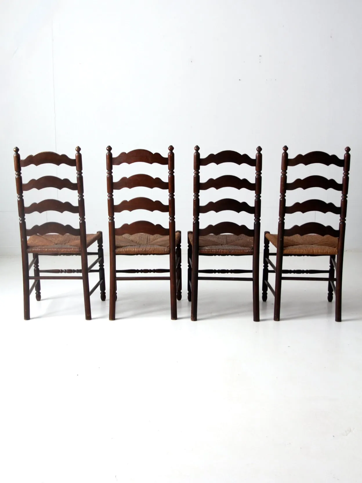 Tell City Chair rush seat dining chairs set of 8