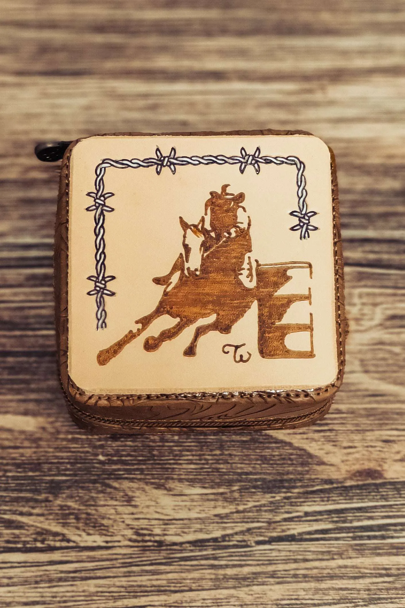 The Barrel Racer Small Jewelry Case